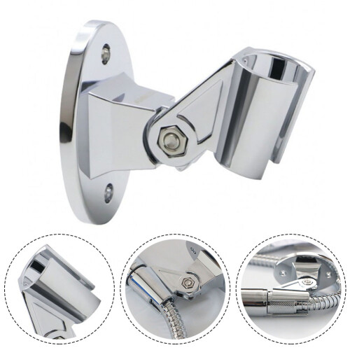 Universal Shower Head Holder Wall Mounted Adjustable Shower Bracket Handheld Sprayer Fixed Base Support Bathroom Accessories 1