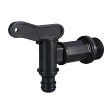 Plastic Faucet Jar Wine Water Tank Faucet With Filter For Rain Black Home Garden Switch Connectors Tools 1PC