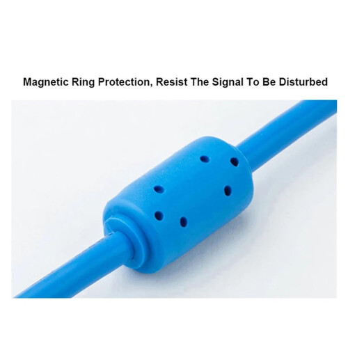 Ethernet PLC Programming Cable MT8000FX for MT6000 Series Touch Screen 3M Gold Plated 1