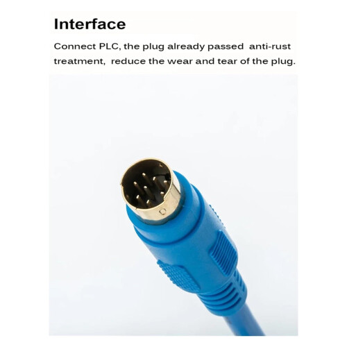 Ethernet PLC Programming Cable MT8000FX for MT6000 Series Touch Screen 3M Gold Plated 2