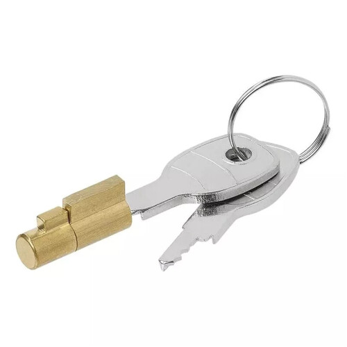Trailer Coupling Hitch Lock Insertable Security For Pressed Coupler Heads Caravans RVs Part Accessories Anti-theft Lock 2 Keys 2