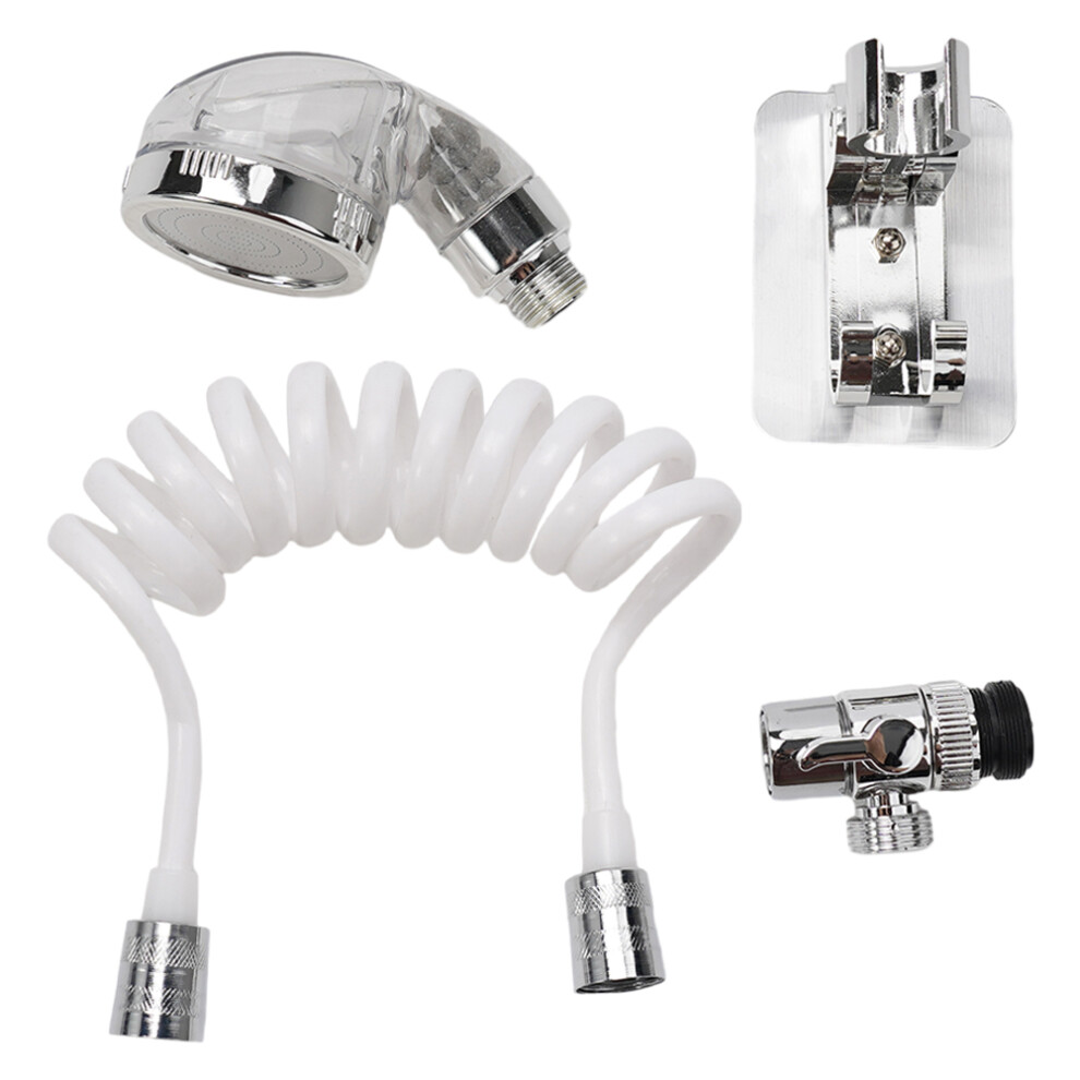 Abs Faucet External Shower Head Set Bathroom Kitchen Basin Tap Adapter Attachment Washbasin Faucet External Home Shower Head 6935161529302