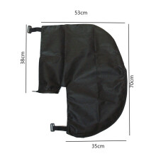 Powerful Cordless Leaf Blower Fallen Leaf Vacuum Cleaner Bag Blower Replaces Collection Bag 210 Kph Blowing & 720 M³h Suction