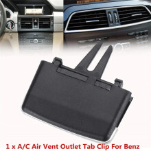 1X A/C Vent Label Clip Air Vent Outlet Tab Clip Repair Kit For Mercedes-Benz W204 C180 C200 C260 USEFUL