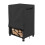 Heavy Duty Weather Resistant Firewood Rack Guard Designed-Black 1