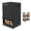 Heavy Duty Weather Resistant Firewood Rack Guard Designed-Black 2
