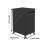 Heavy Duty Weather Resistant Firewood Rack Guard Designed-Black 3