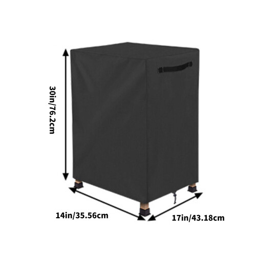 Heavy Duty Weather Resistant Firewood Rack Guard Designed-Black 2