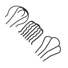U Shape Hair Clasp 3Piece Set For Secure DIY Hairstyles, Stylish Female Hairpins, Versatile Hair Tools For Parties