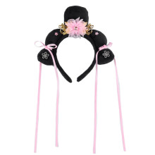 Antique Chinese Headband Antique Tangzhuang Children Cute Hair Accessories Manchu Prince
