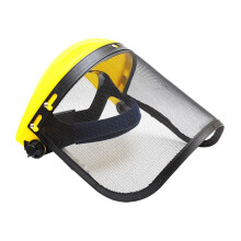 Clear Face Shield for Chainsaw Adjustable Protective Gear With Wire Visor and Hard Hat Adapter for Forestry Arborist
