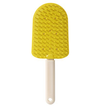 Cat Hair Shedding Comb Gentle Detangling Tool with NonSlip Handle, Yellow