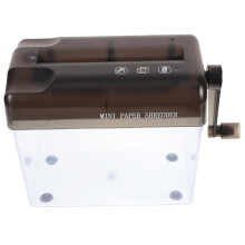 Paper Shredder, Office Document, Table Basket, USB Tip, Office Supplies, ABS, Grey