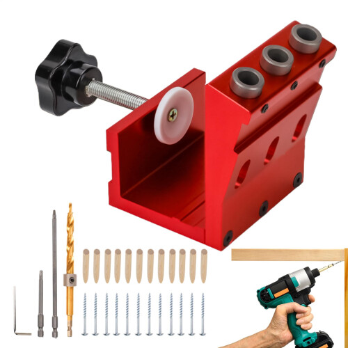 Angle drilling template  Angle locator for carpentry work, adjustable portable precision ergonomic robust saw guide for woodworking carpentry.
