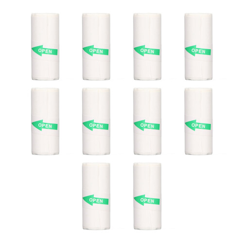 Multifunctional 10 Roll Mini Printer Paper 57x25mm for Various Uses 1