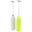 Mini frullatore a mano, set da 2 pezzi, argento, 2 batterie AA 11