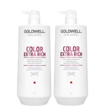 Goldwell Dualsenses Color Extra Rich Shampoo 1000ml and Conditioner 1000ml