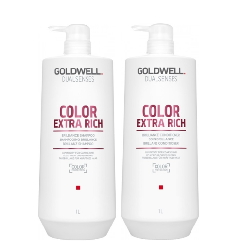 Goldwell Dualsenses Color Extra Rich Shampoo 1000ml and Conditioner 1000ml