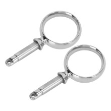 Premium Stainless Steel Boat Oarlock Pair 2 Inch ID Mirror Finish for Rowlocks