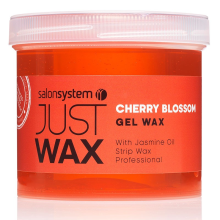 Salon System Just Wax Red Cherry & Jasmine Gel Wax - 450g