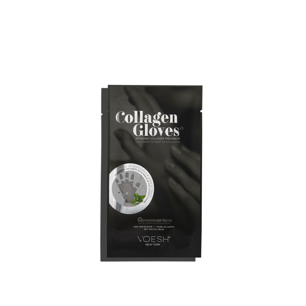 Voesh (Collagen Gloves Peppermint(Pair)) New York Intensive Moisturising Gloves