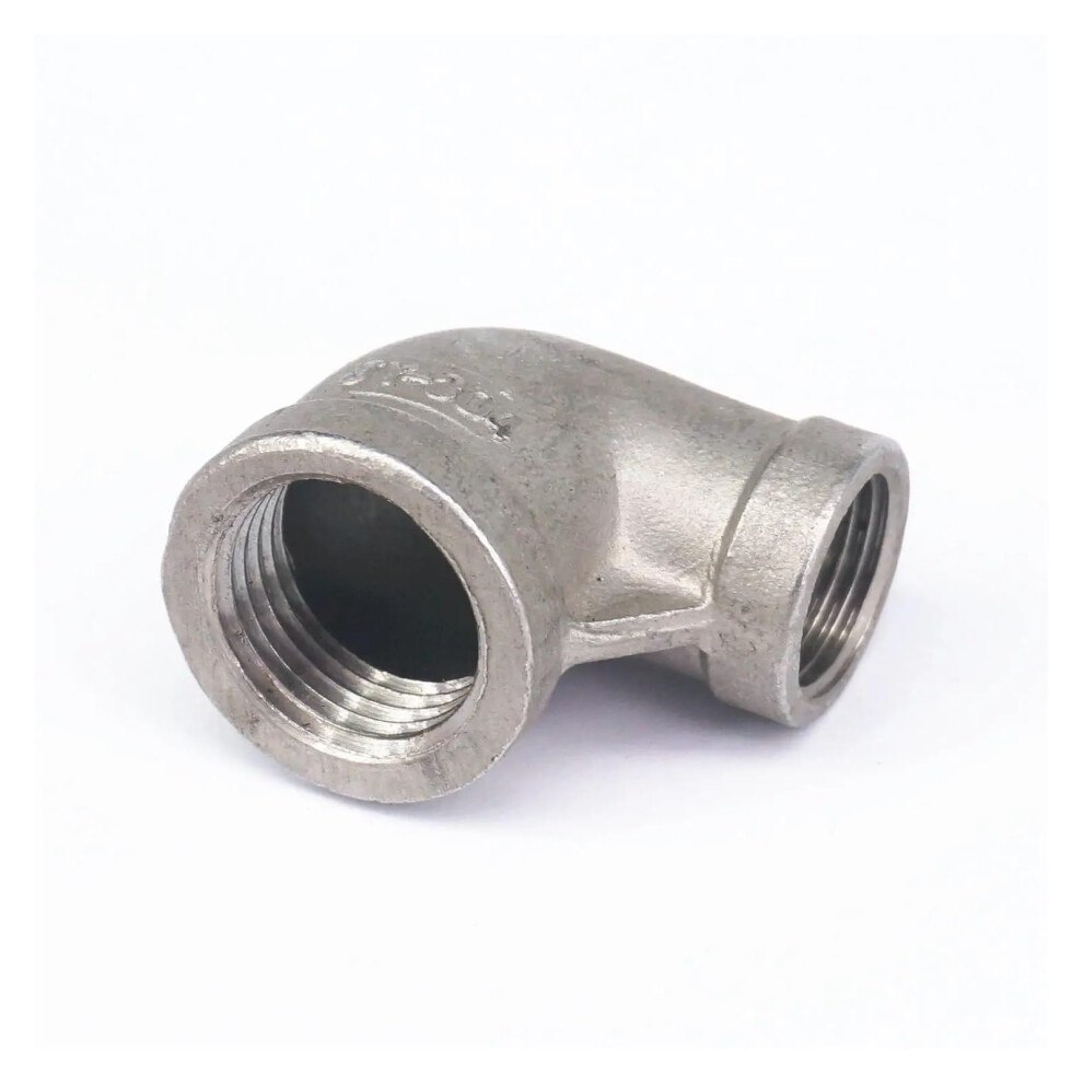 1/2 Inch To 3/8 Inch 304 Stainless Steel Reducing Elbow Pipe Fitting, Leakproof And Corrosionresistant For Water Oil Air 9189345321009
