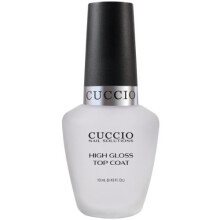 Cuccio Color Top Nail Coat, High Gloss Top Coat, .43 Ounce