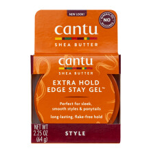 Cantu, Shea Butter, Extra Hold Edge Stay Gel, 2,25 oz (64 g)