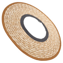 Full Brim Hard Hat Visor Straw Sun Hat for Men - Safety Helmet Accessories for Construction Workers, Lightweight and Durable