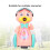 Kids Electric Cartoon Duck Bubble Maker with Light, Auto Bubble Blower 11