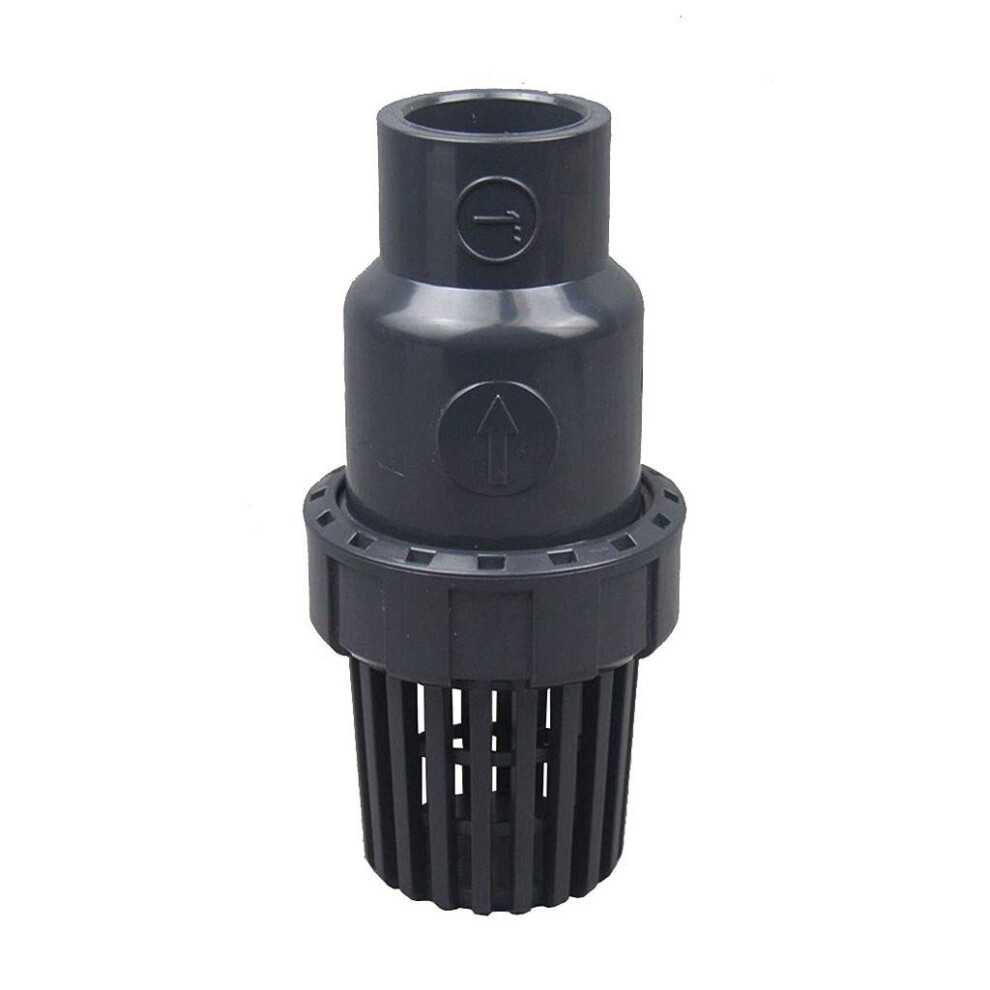 Upvc Bottom Valve Strainer 40Mm With Mesh Screen For Sewage Pump Filter And Hydroponics 9053599927396