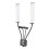 Lampe de beauté à double bras avec double bras flexible, éclairage LED bicolore à intensité variable pour extensions de cils, utilisation en 3