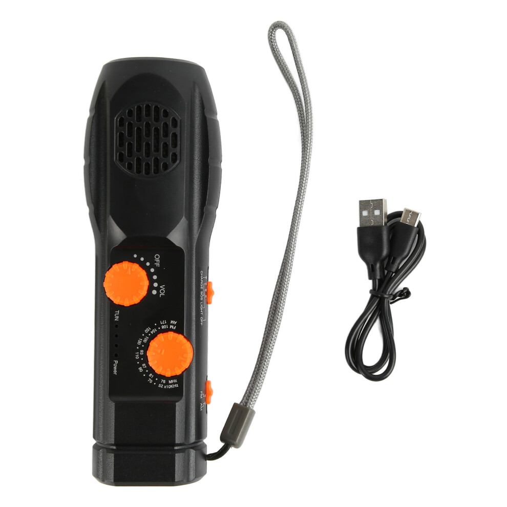 Emergency Radio With Solar Powered And Hand Crank, Led Flashlight Multi Charging Options High Sensitivity Am Fm Reception Portable Survival Tool For O 9176269231347