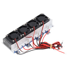 High Speed Refrigeration Module 4 Core Air Cooler for DIY 12V 30A, 288W