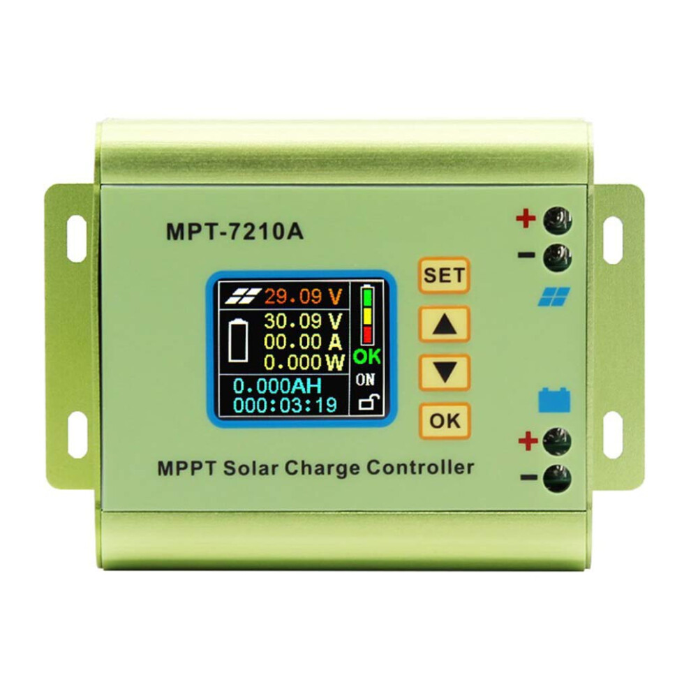 Mppt Solar Charge Controller With Lcd Display, Boost Function, Adjustable Voltage And Efficiency 9426802591583