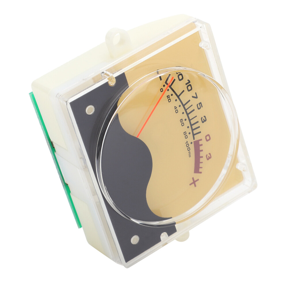 High Accuracy Vu Meter Db Level Indicator With Backlight, 55X47.5mm, Abs Yellow Led 5071379478849