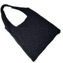 Sac tricoté, matière de qualité supérieure, style bohème et accessoires d'été, sac crocheté pour femme idéal pour les voyages et les
