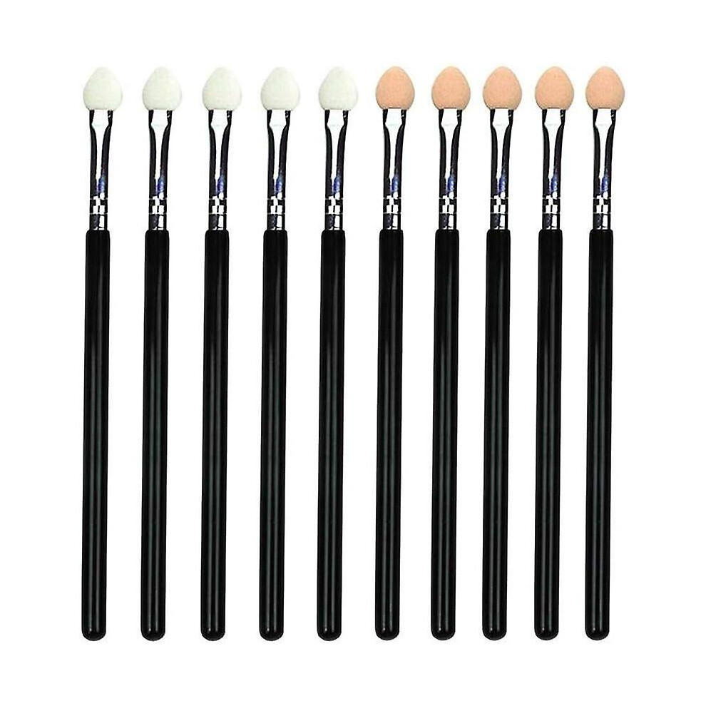 Professional Double Sided Eyeshadow Applicators, Latex Sponge Brush Head Tools for Comfortable Soft Makeup Application, Easy to Clean and Reusable,