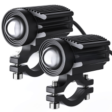 LED-ljuspods för motorcykellastbil, supervärmeavledande prestanda med dubbla färger och 60W högintensiva Zes-3570Led-chips, gul