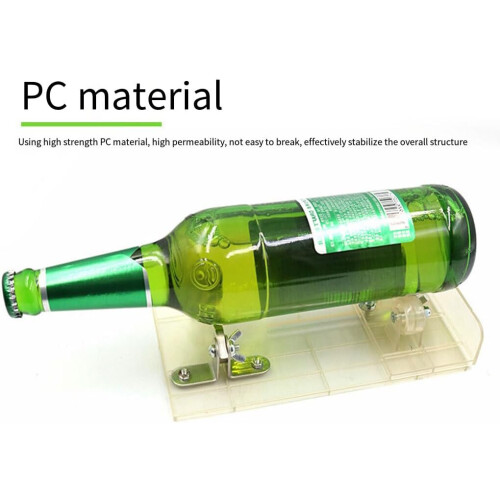 strength wine bottle cutter, precise threading, stabilizing structure, easy to adjust and operate, PC cutting machine, blue 1