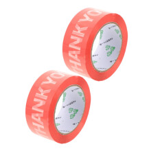 Thank You Packaging Tape Pink Decorative Duct Tape Easy Tear SelfAdhesive for Gifts and Crafts