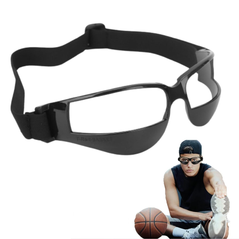 Basketball Dribbling Goggles Adjustable Lightweight Anti Bow Court Vision Training Glasses For School Training Aide 9347817142624