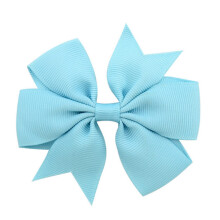 Hairpin 40 Colors Grosgrain Ribbon Bug Hairpin Solid Color Girls Hair Pin Wooden (Size: Burgundy)