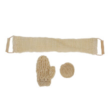 Toalha de banho de lama, toalha de banho de sisal, toalha esfoliante, toalha para puxar as costas, esfoliante natural de sisal para limpeza profunda