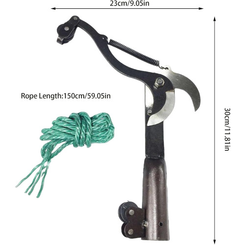 Tree Pruner  Robust Garden Shears with Ergonomic Handle  NonSlip Grip, Black 2