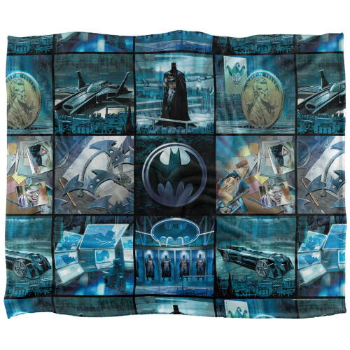 Batman Batman Batcave Montage Blanket