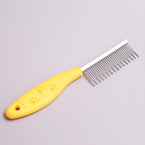 Detangling pet comb – comfortable grip, onesided detangling knot, mat remover 1
