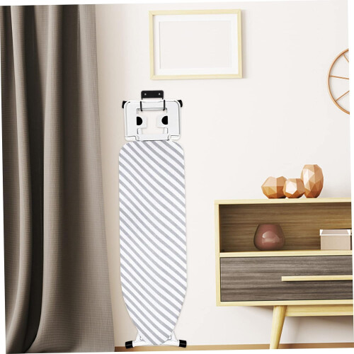 Ironing Board Wall Mount Holder with Foldable Rack SpaceSaving Design for Easy Home Storage 2
