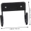 Ironing Board Wall Mount Holder with Foldable Rack SpaceSaving Design for Easy Home Storage 5