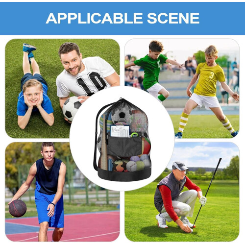 Toy Storage Net  Large Durable Ball Net with Drawstring 60 X 80 cm 1